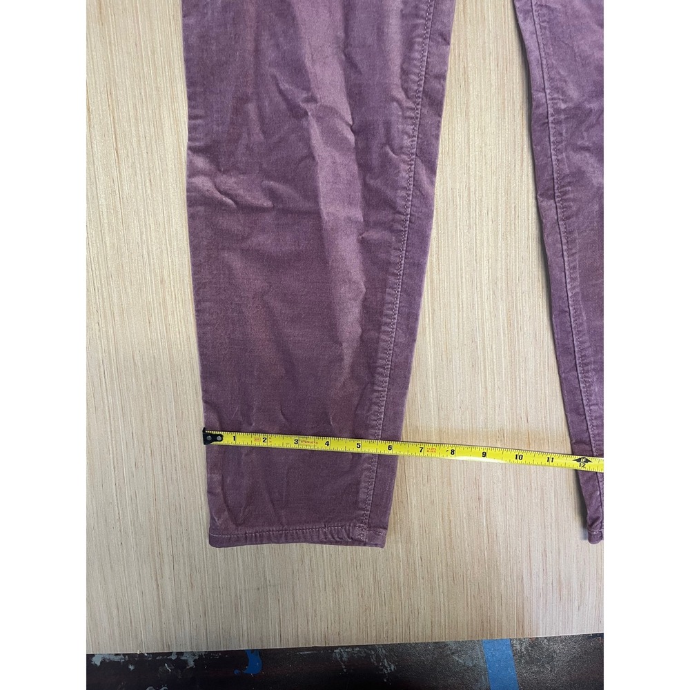 Old Navy Rockstar Super Skinny Corduroy Pants Womens 18 Purple Mauve Stretch - Picture 2 of 8